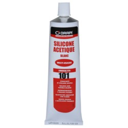 101 LUBRISEAL RTV ACETIQUE BLANCA - SILICONA ACETICA BLANCA
