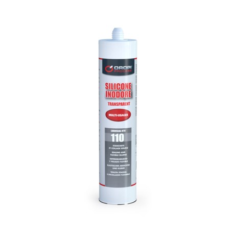 110 LUBRISEAL RTV INODORE TRANSPARENTE - SILICONA NEUTRA TRANSPARENTE