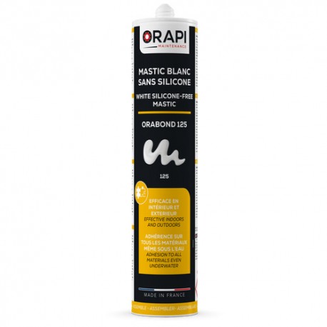 125 ORABOND BLANC - MASILLA COLA ELASTICA BLANCA